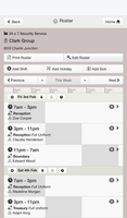 WorkRoster mobile screenshot