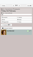 WorkRoster mobile screenshot