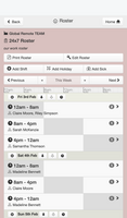 WorkRoster mobile screenshot