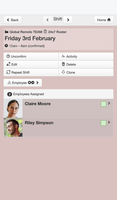 WorkRoster mobile screenshot
