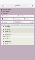 WorkRoster mobile screenshot
