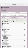 WorkRoster mobile screenshot