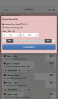 WorkRoster mobile screenshot