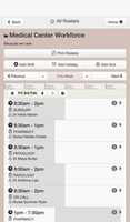 WorkRoster mobile screenshot