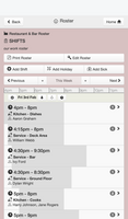 WorkRoster mobile screenshot