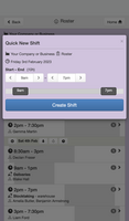 WorkRoster mobile screenshot