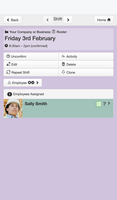 WorkRoster mobile screenshot