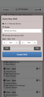 WorkRoster mobile screenshot
