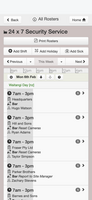 WorkRoster mobile screenshot