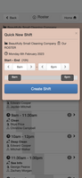 WorkRoster mobile screenshot