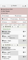 WorkRoster mobile screenshot