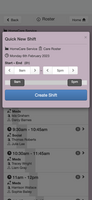 WorkRoster mobile screenshot