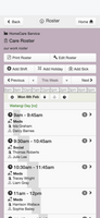 WorkRoster mobile screenshot