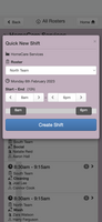 WorkRoster mobile screenshot