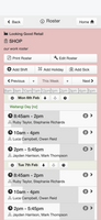 WorkRoster mobile screenshot