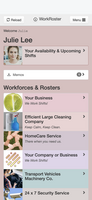 WorkRoster mobile screenshot