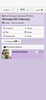 WorkRoster mobile screenshot