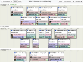 WorkRoster screenshot