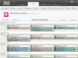 WorkRoster screenshot