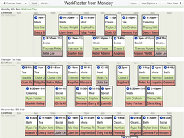 WorkRoster screenshot