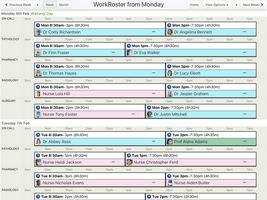 WorkRoster screenshot