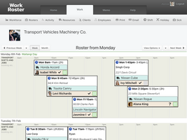 WorkRoster screenshot