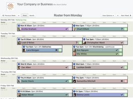 WorkRoster screenshot