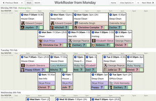 WorkRoster screenshot