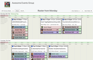 WorkRoster screenshot