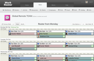 WorkRoster screenshot