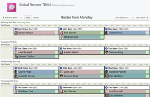 WorkRoster screenshot