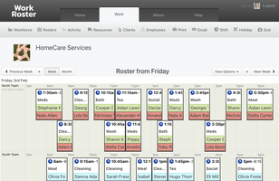 WorkRoster screenshot
