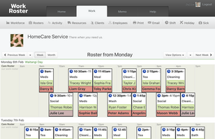 WorkRoster screenshot