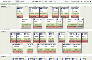 WorkRoster screenshot