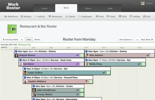 WorkRoster screenshot