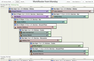 WorkRoster screenshot