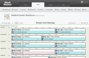 WorkRoster screenshot