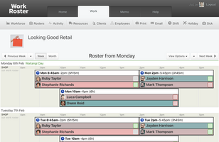 WorkRoster screenshot