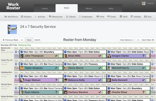 WorkRoster screenshot