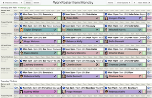 WorkRoster screenshot