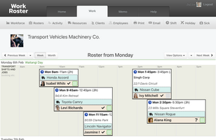 WorkRoster screenshot