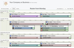 WorkRoster screenshot