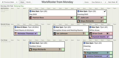 WorkRoster screenshot