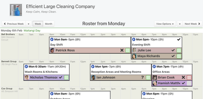 WorkRoster screenshot