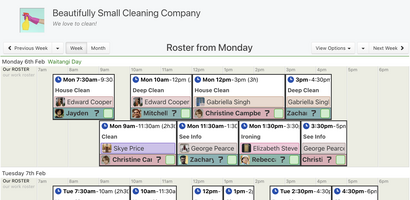 WorkRoster screenshot