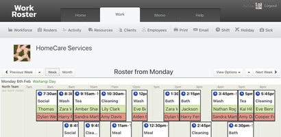 WorkRoster screenshot
