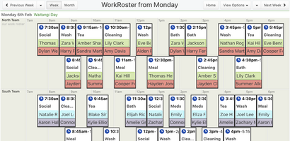 WorkRoster screenshot