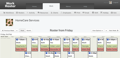 WorkRoster screenshot