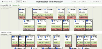 WorkRoster screenshot