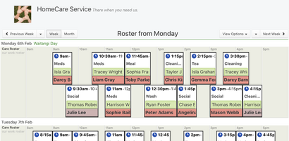 WorkRoster screenshot